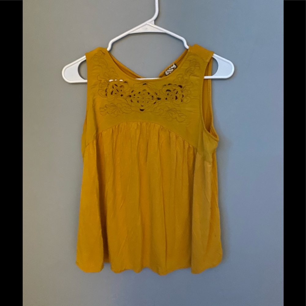 Yellow Floral Top